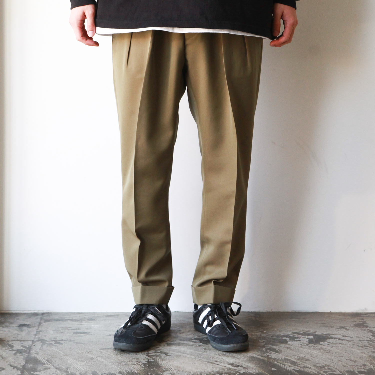 neat max canvas tapered - スラックス