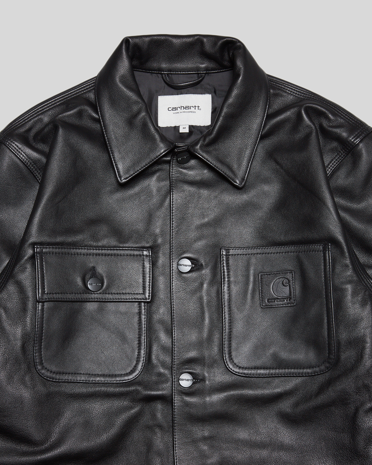 carhartt wip leather CHORE COAT 本日最終値下げ - ジャケット/アウター