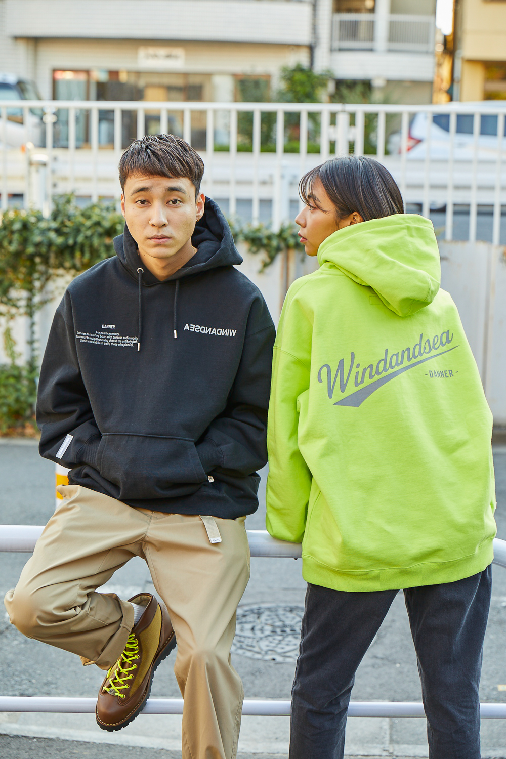 カラーグリーンGreen 緑 ウィンダンシー windandsea パーカー フーディー