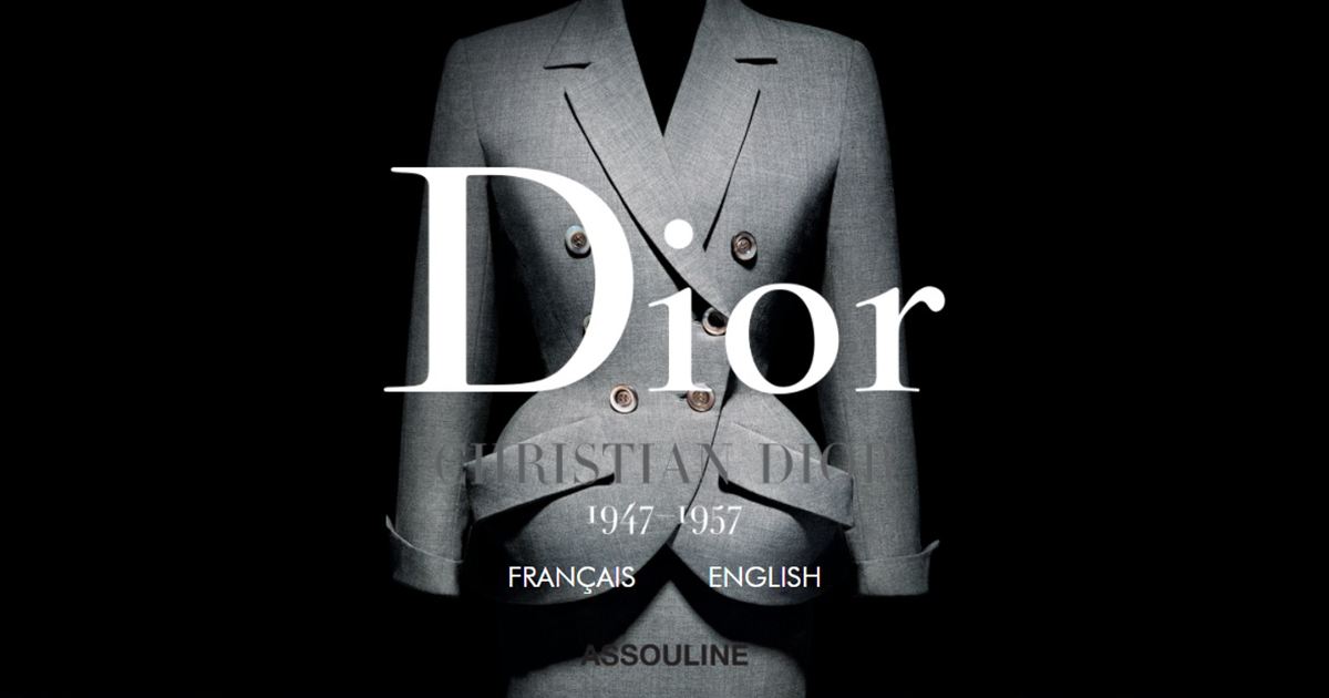 1940年代から50年代にかけてクリスチャン・ディオールがデザインした