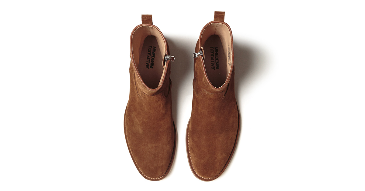 nonnative × MINEDENIMのサイドジップブーツ nonnative × MINEDENIMのサイドジップブーツ