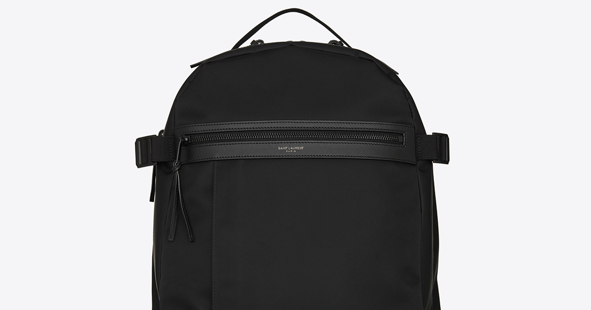 メンズ バックパック | レザー、キャンバス、ナイロン | Saint