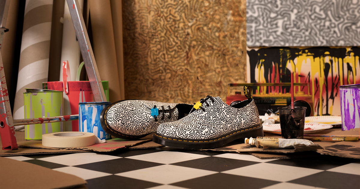 キースヘリング　ドクターマーチン 楽天市場】Dr.Martens 1461 KEITH HARING 3EYE GIBSON SHOE【ドクター