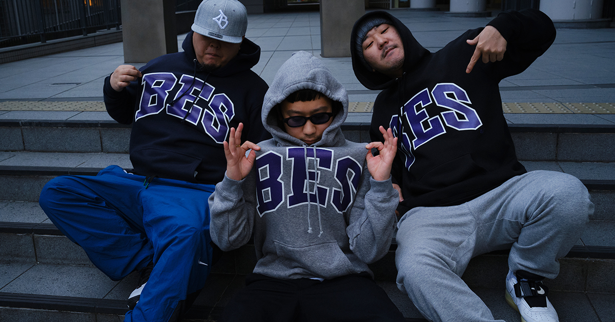 【BES swanky swipe】ビッグロゴ　裏起毛　　プルオーバーパーカー BES swanky swipe】ビッグロゴ 裏起毛 プルオーバーパーカー