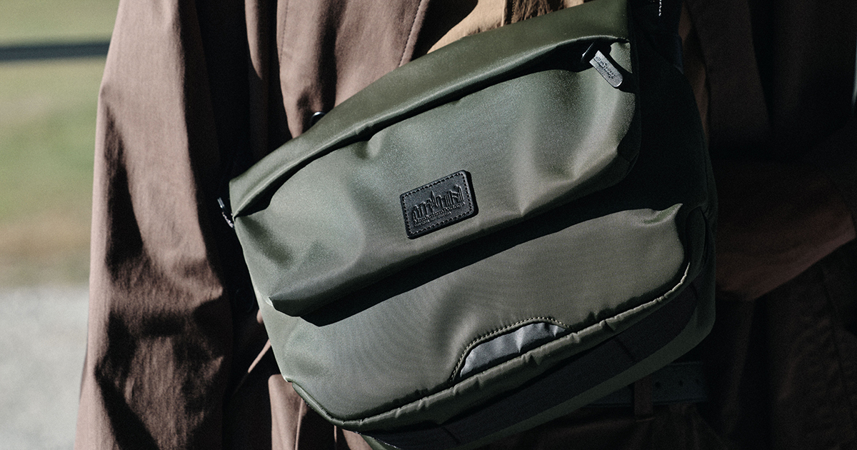 MARKA マンハッタンポーテージ ブラックレーベル (オリーブ) Manhattan Portage BLACK LABELの定番バッグにオリーブカラーに