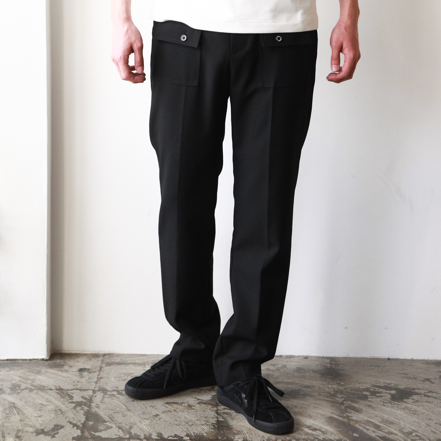 DAIRIKU 21SS Bush Detail Wool Slacksパンツ - dariusgant.com