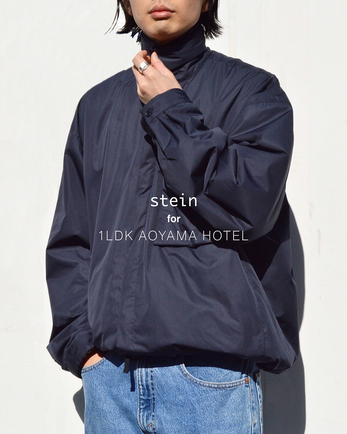 stein for 1LDK AOYAMA HOTELのオーバーサイズなシャツジャケット