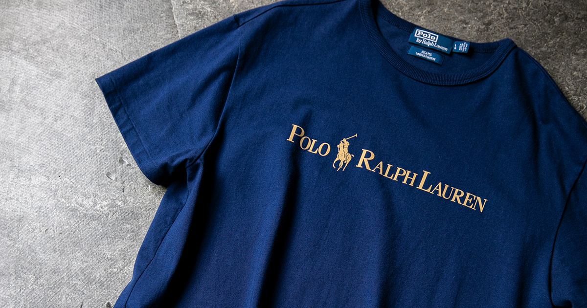 BEAMSがPolo Ralph Laurenに別注した『Navy and Gold Logo Collection』