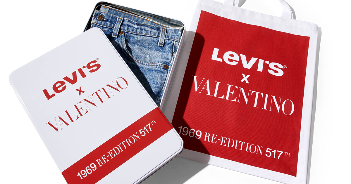 Levi's®とVALENTINOのコラボレーションジーンズが遂にドロップ