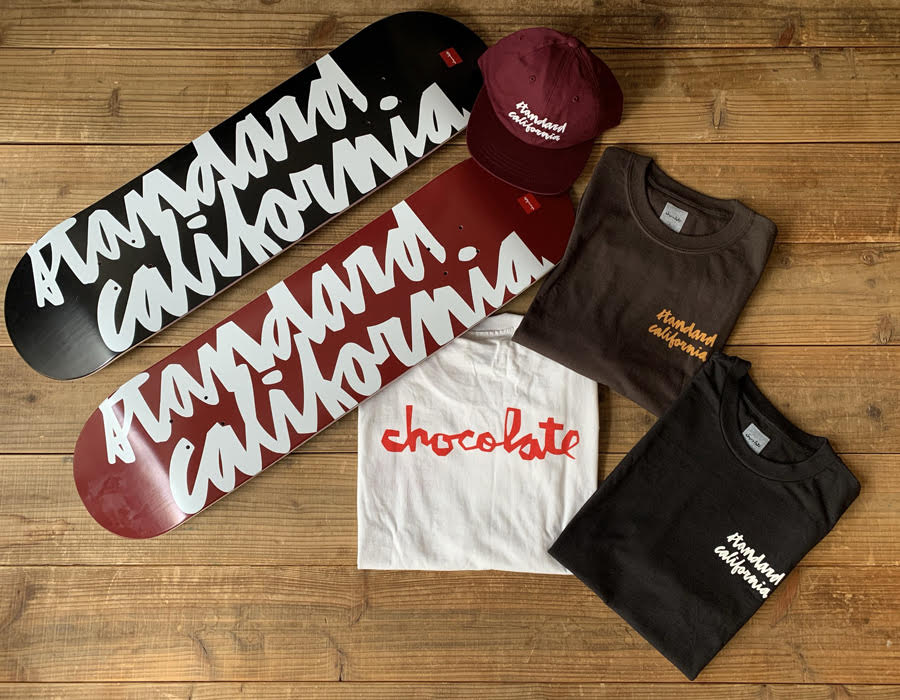 Standard California × Chocolate Skateboardsが発売開始