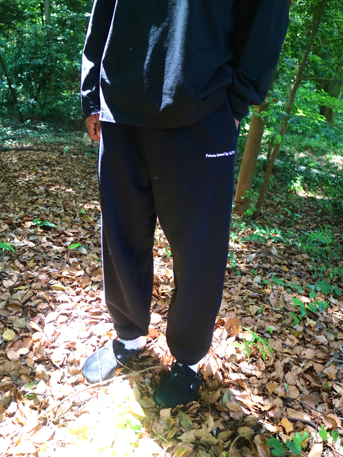 日本最級 private brand track pants navy