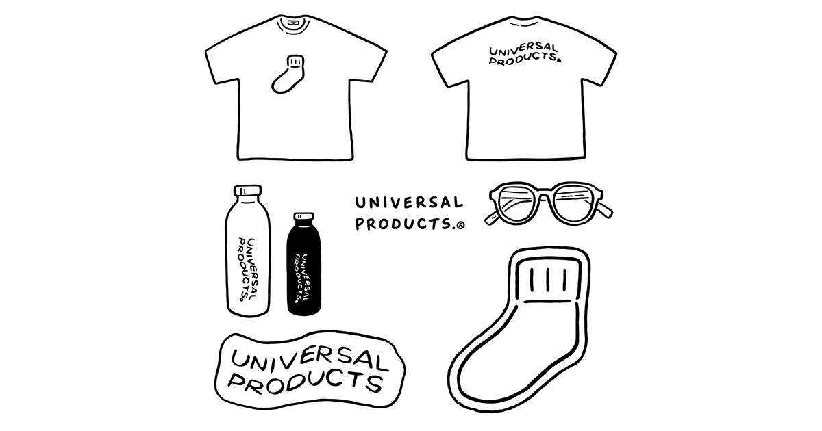 UNIVERSAL PRODUCTS / Noritake　ソックス型ラグマット UNIVERSAL PRODUCTS. + Nの新作で、ゆる〜く、だらっと