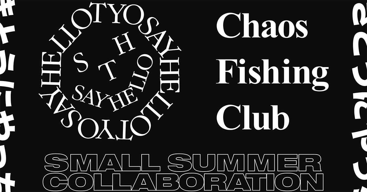 未使用chaos fishing club sayhello スウェット トップス