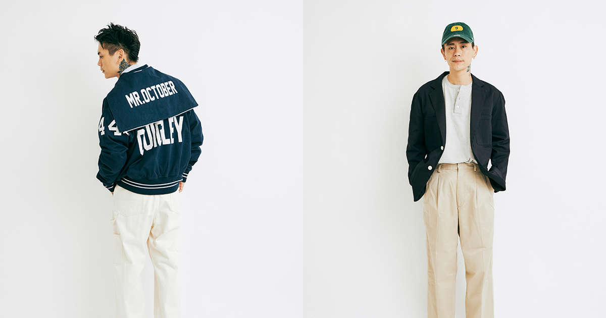 西野大士が手がけるQuigley、DRESSのカプセルコレクション