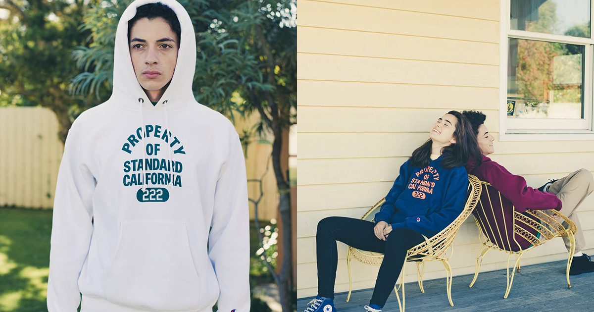 Standard California × Championのリバースウィーブパーカ Standard California × Championのリバースウィーブパーカ