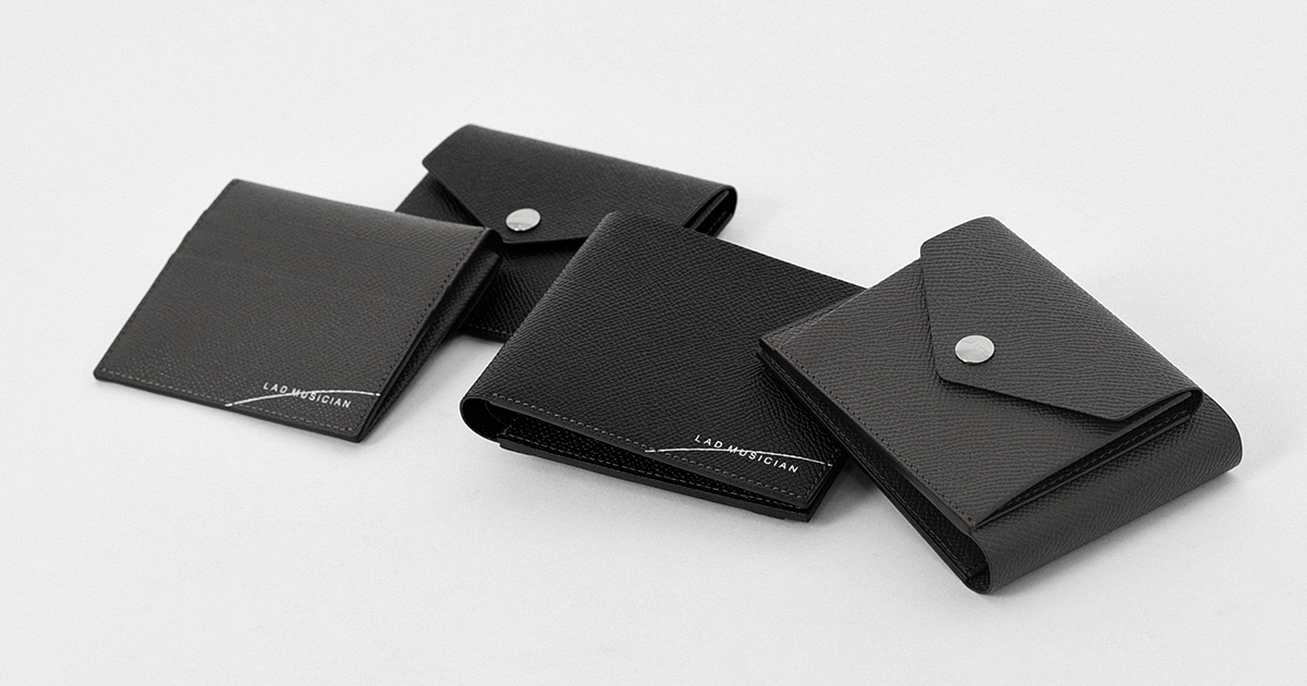 【新品・未使用】LAD MUSICIAN MINIMAL WALLET 日本最古の革小物工房とのコラボレーションによって誕生した、LAD