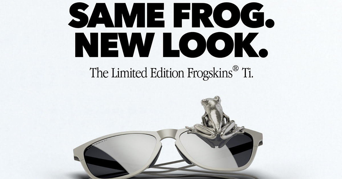 OAKLEYによるチタン製の『Frogskins™』が一般発売