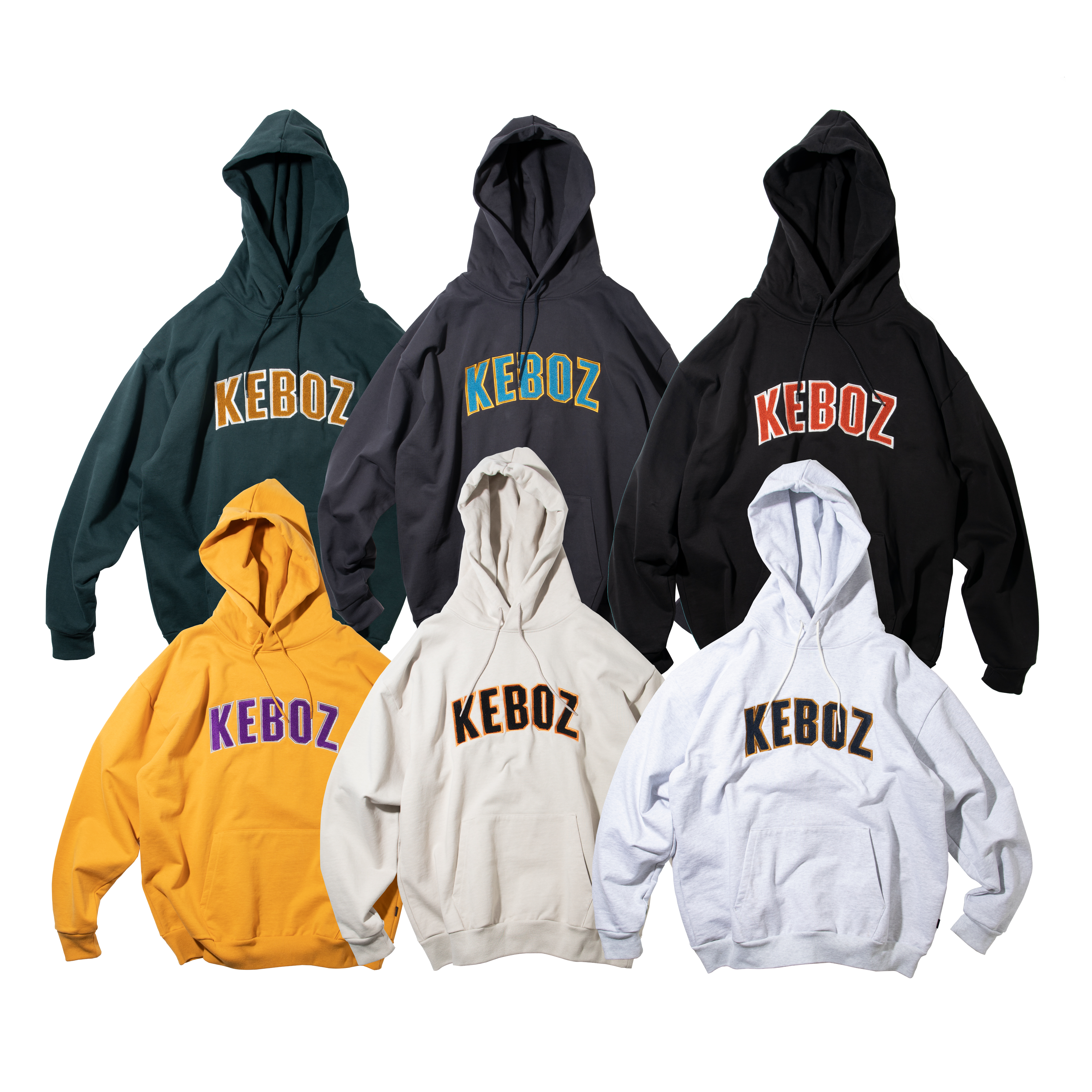 KEBOZ×FREAK'S STORE セットアップ　Lフードフードなし