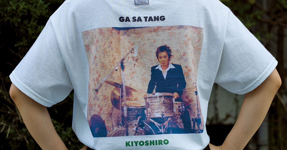 忌野清志郎 × GASATANGのコラボレーションTシャツ