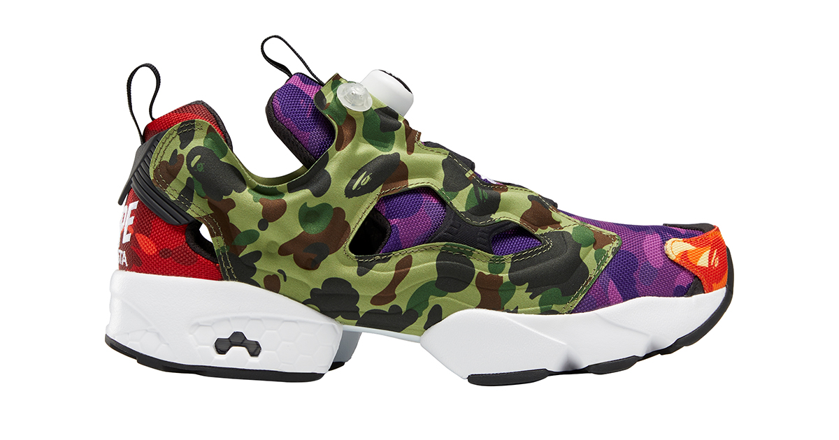 reebok bape instapump fury