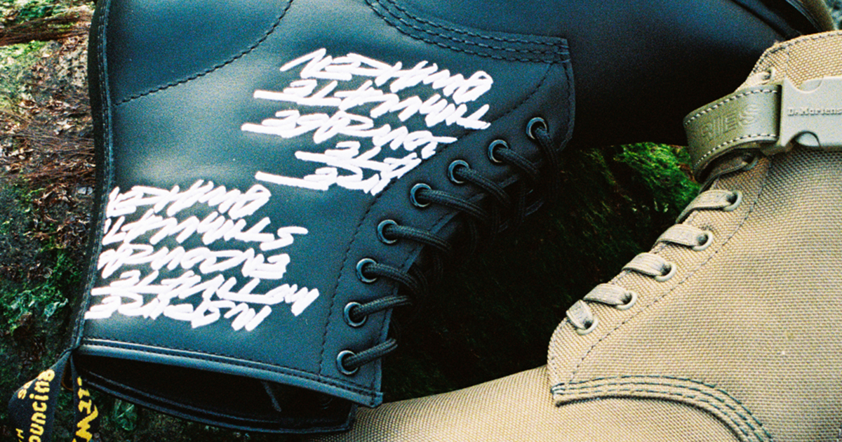 Dr.MartensとFuturaのコラボレーションシューズが2月26日にリリース