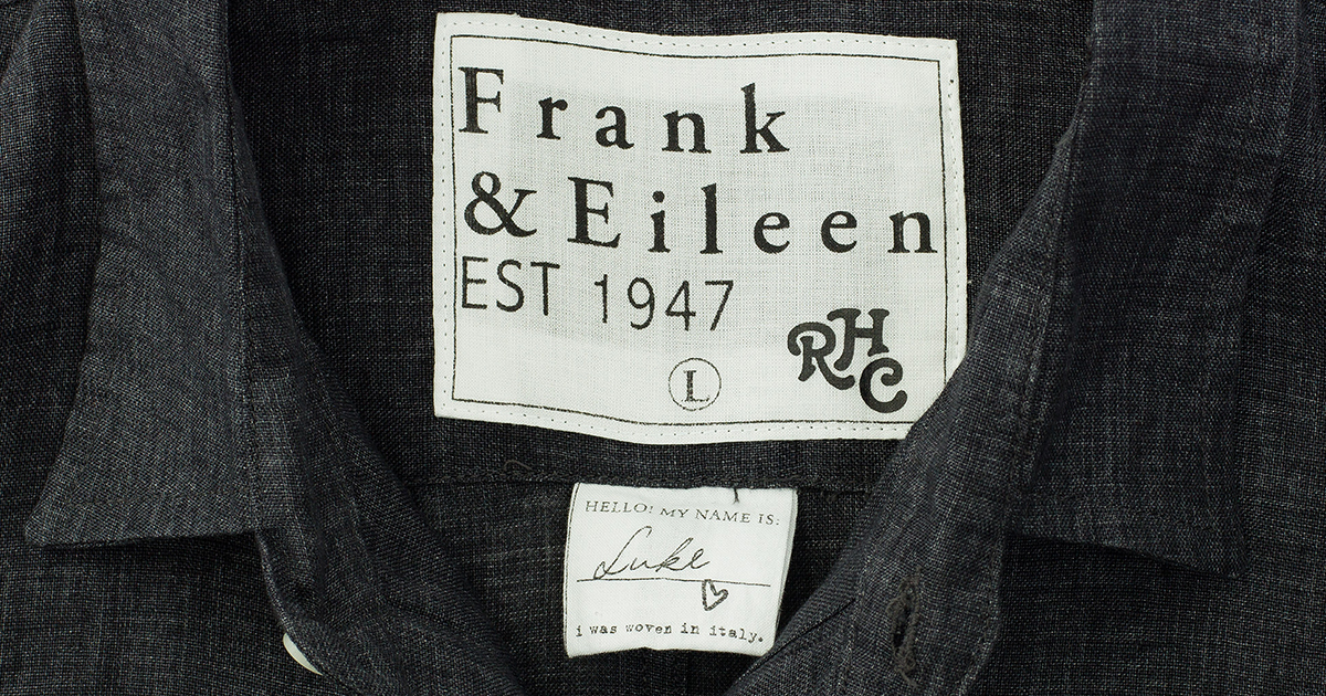 Frank&Eileen for RHC Ron Hermanのリネンシャツ
