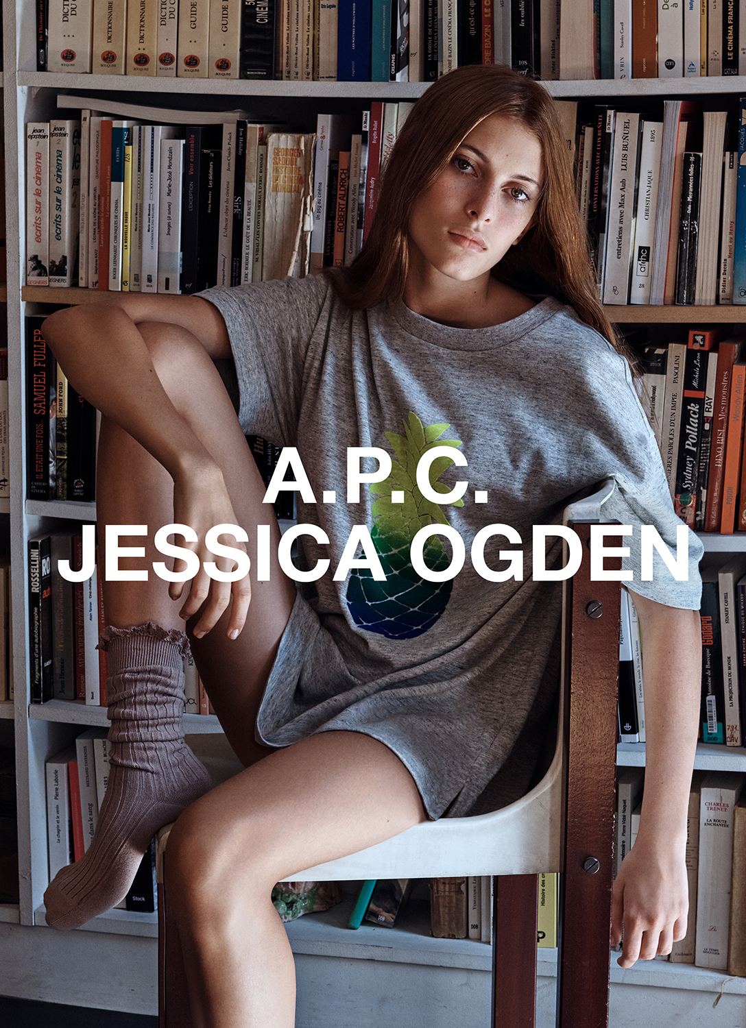 A.P.C. JESSICAOGDEN INTERACTIONパッチワークシャツ