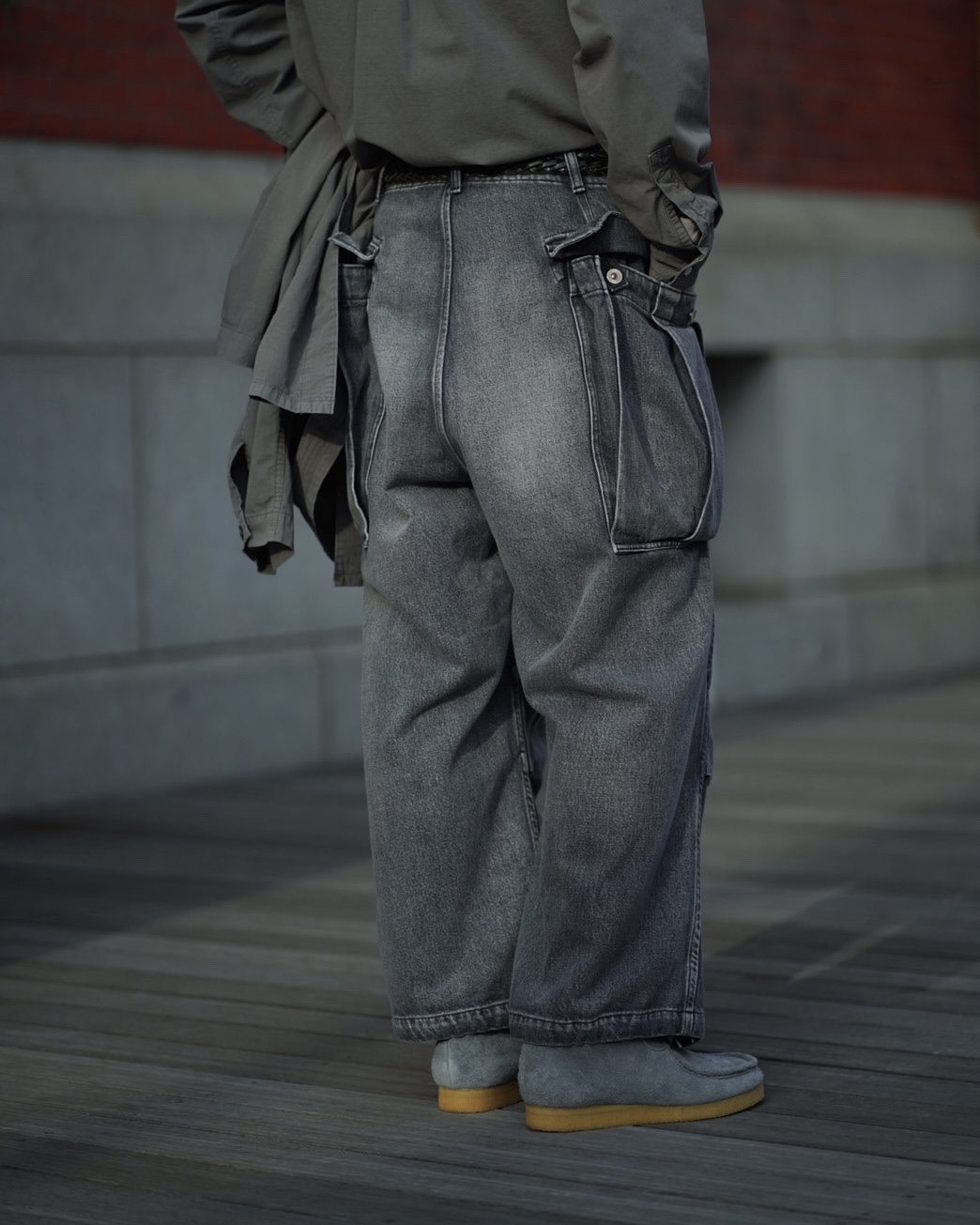 Herill×1LDK HL Denim Cargopants ブラックデニム smcint.com