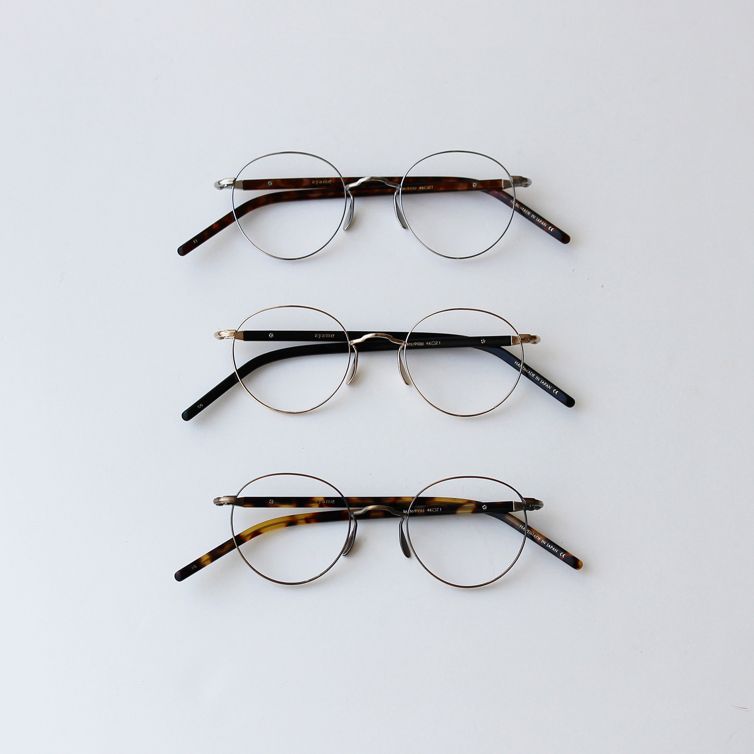 GLASSES CO.,LTD.とayameのコラボレーションアイウェア