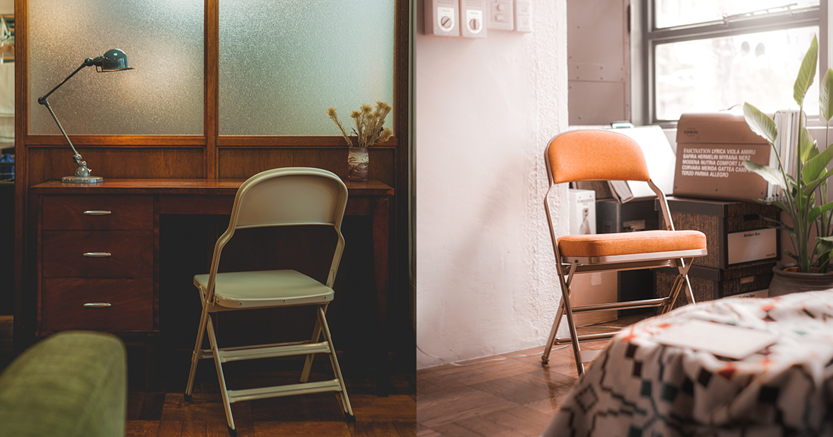 CLARINクラリンオールスチールフォールディングチェアグレー CLARIN FOLDING CHAIR WITH ARM | Metal Products,Chair, Stool
