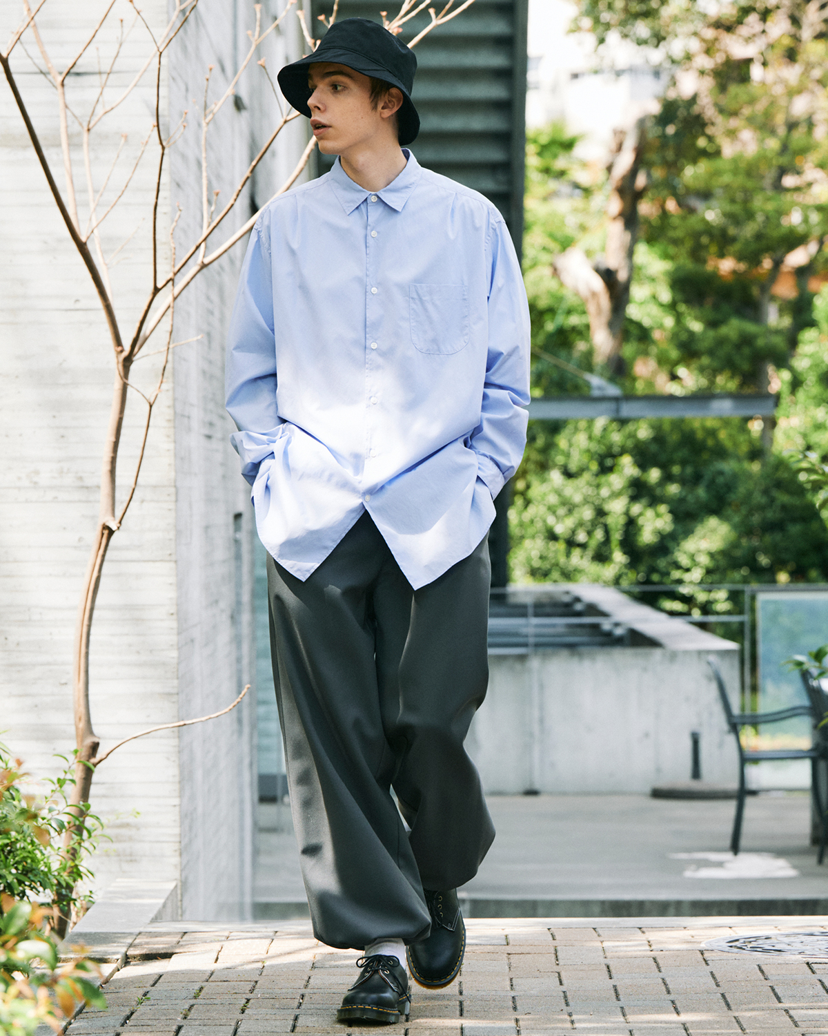 KIYONAGA＆CO THOMAS MASON BIG SHIRT S 白 | ochge.org