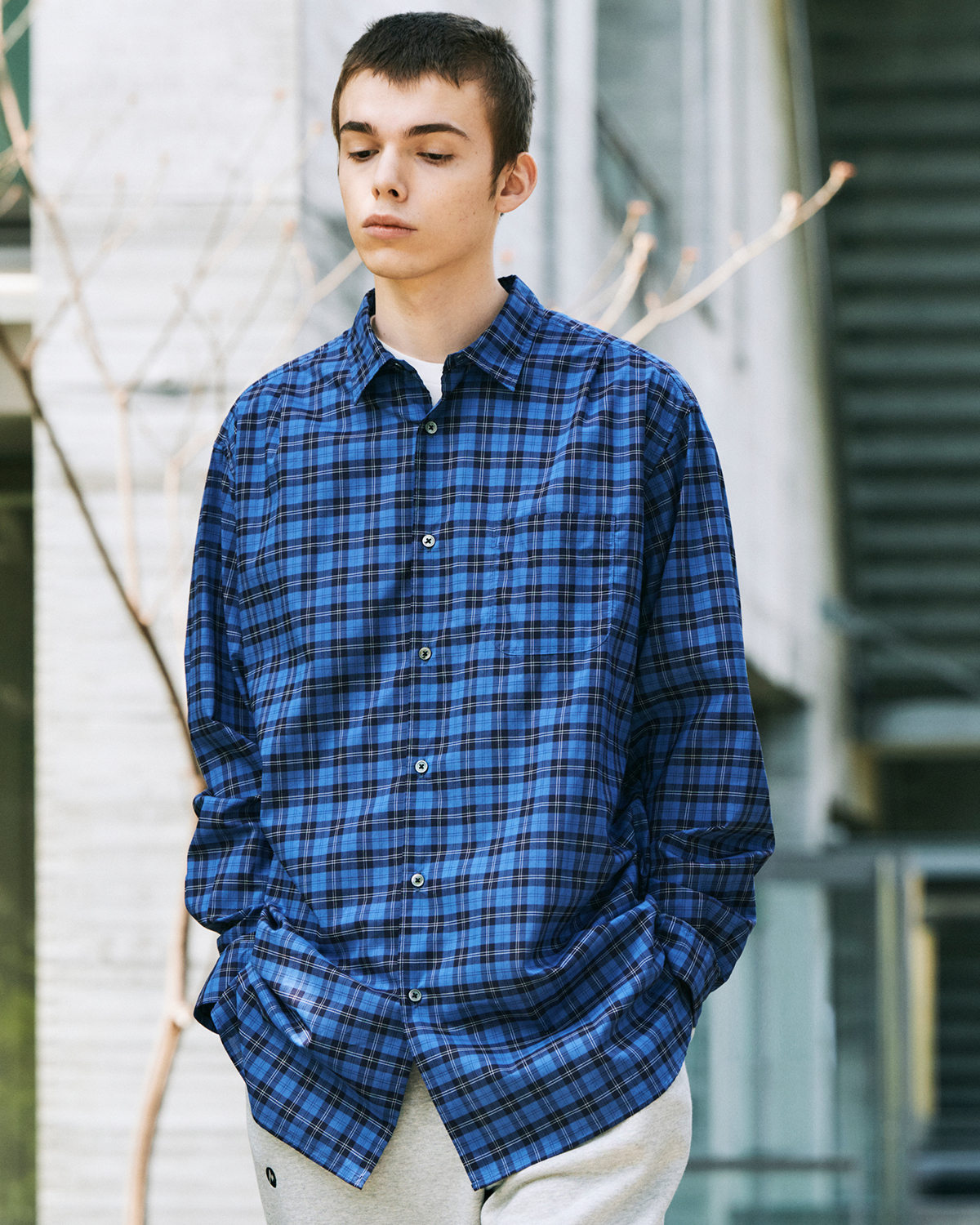 KIYONAGA＆CO THOMAS MASON BIG SHIRT S 白 | ochge.org