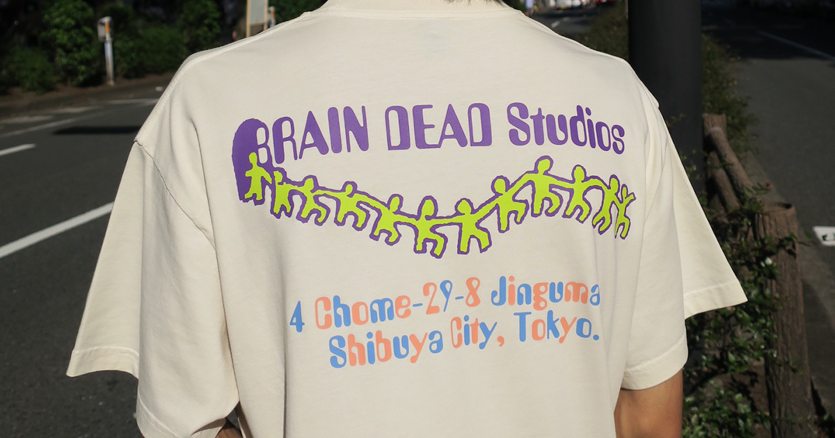 Brain DeadとBelle and SebastianのコラボTシャツ