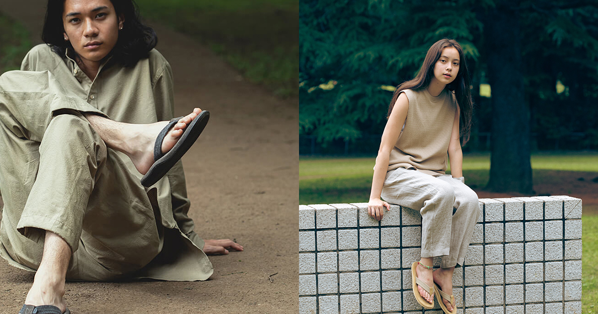 hobo × ISLAND SLIPPERのトングサンダル