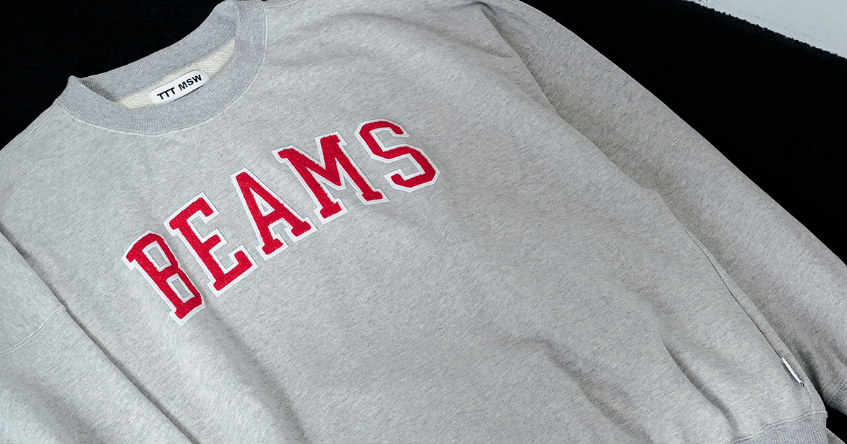 BEAMSとTTT_MSWによる新たなコラボレーションアイテムが8月6日に発売