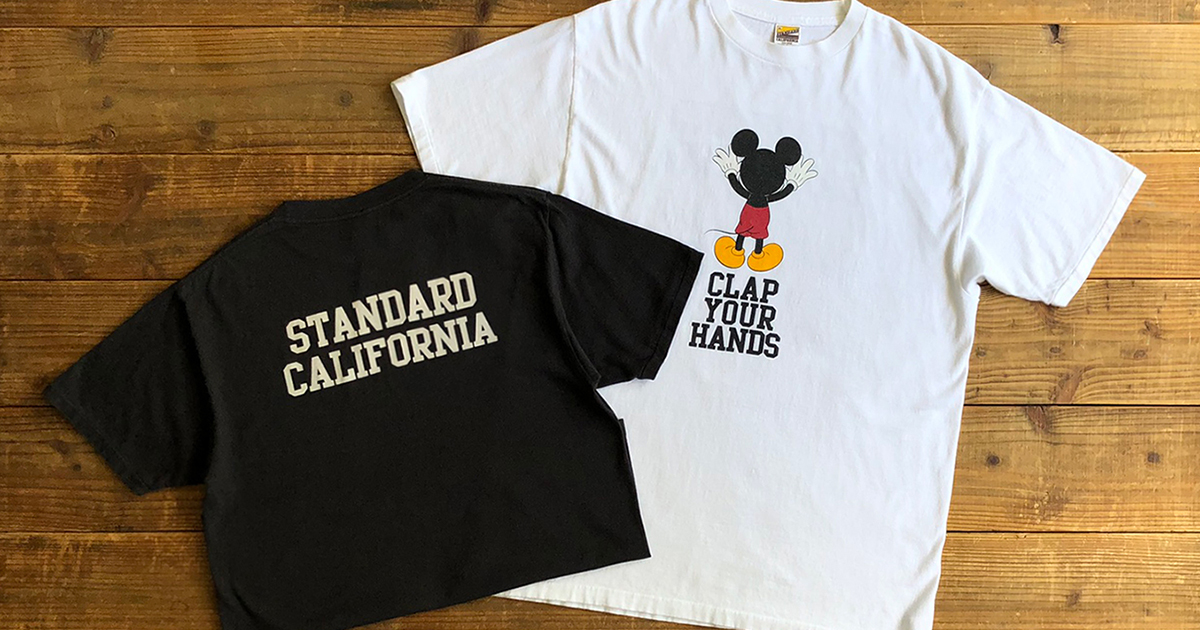 DisneyとStandard Californiaの新たなコラボレーションTシャツ