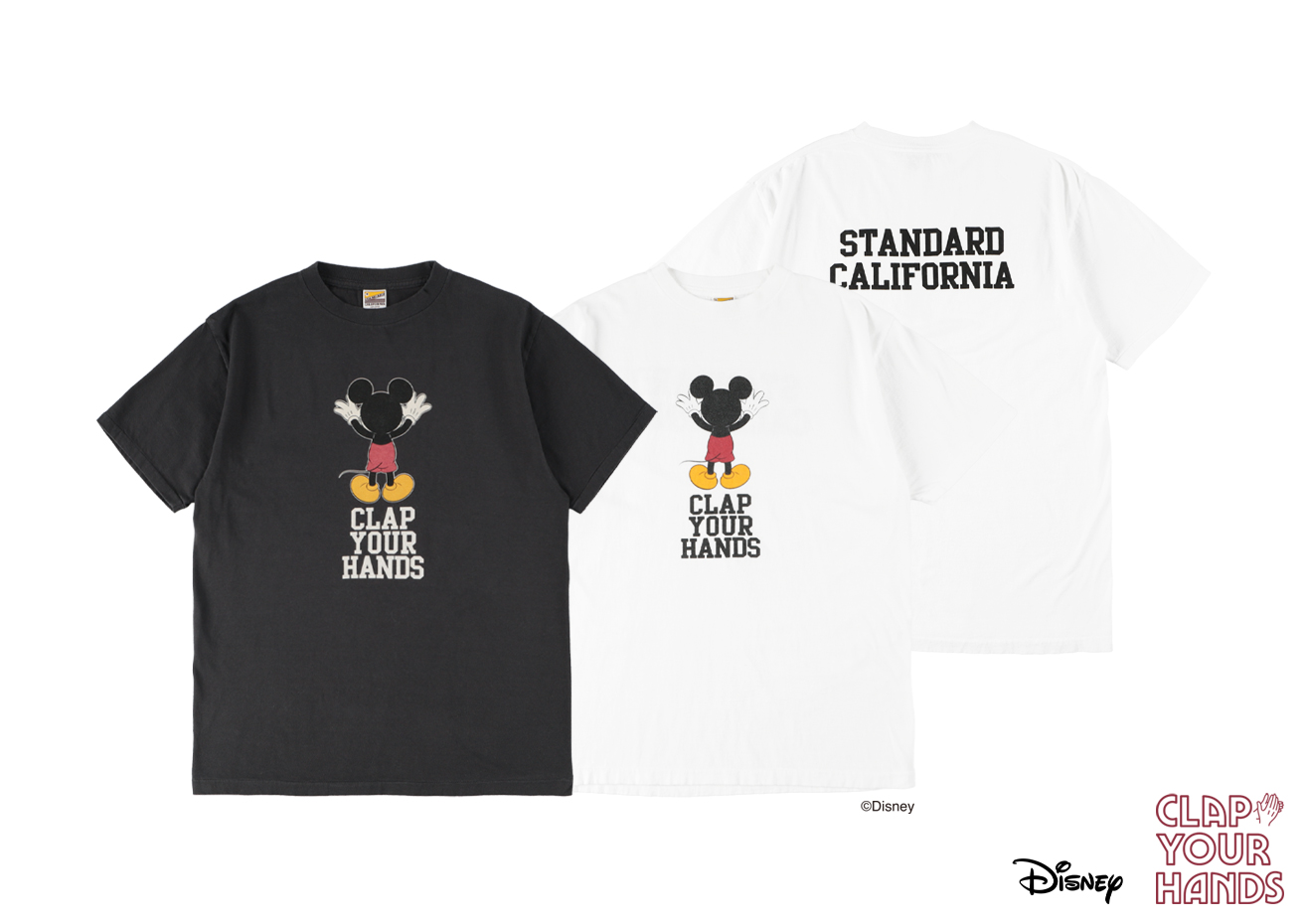 DisneyとStandard Californiaの新たなコラボレーションTシャツ