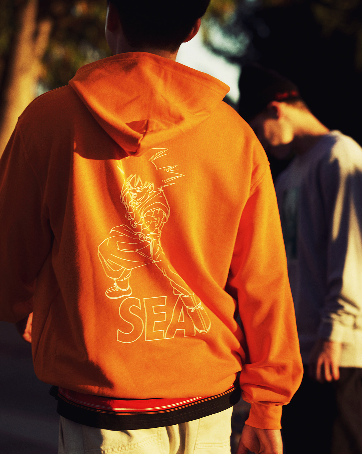 DB × WDS HOODIE GOKU • ORANGE パーカー | discovermediaworks.com