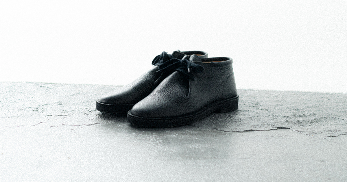 [希少]UNITED ARROWS PADMORE＆BARNS 黒レザー ブーツ Padmore & Barnes for UNITED ARROWSのレザーシューズ