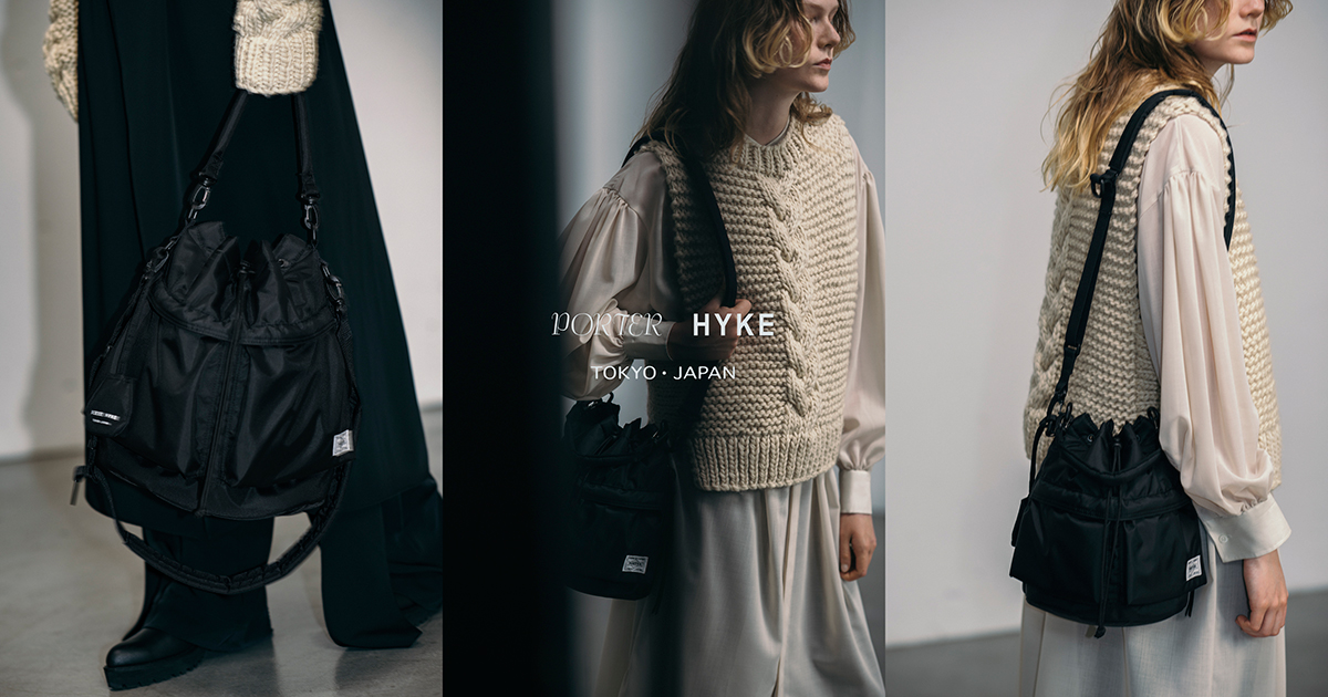 PORTER × HYKEの第2弾が10月26日より順次発売
