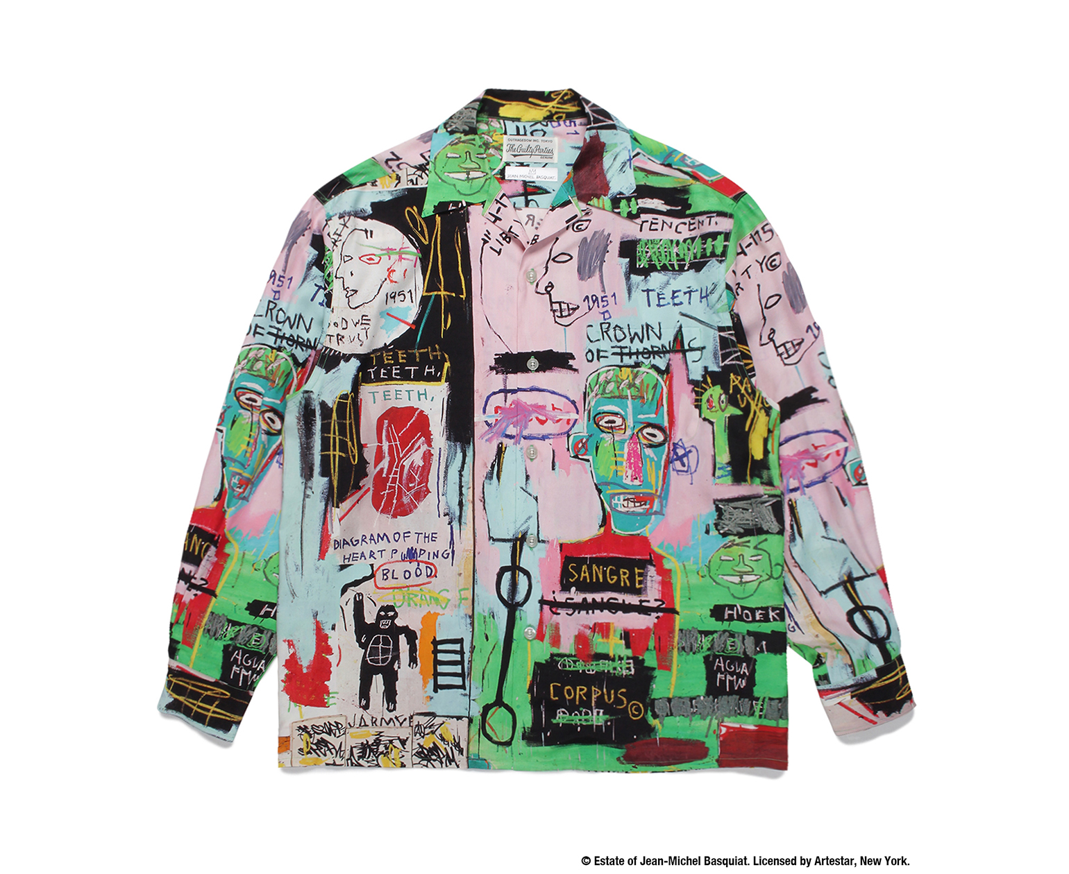 WACKO MARIA × Jean-Michel Basquiatのニューアイテムが10月8日に発売