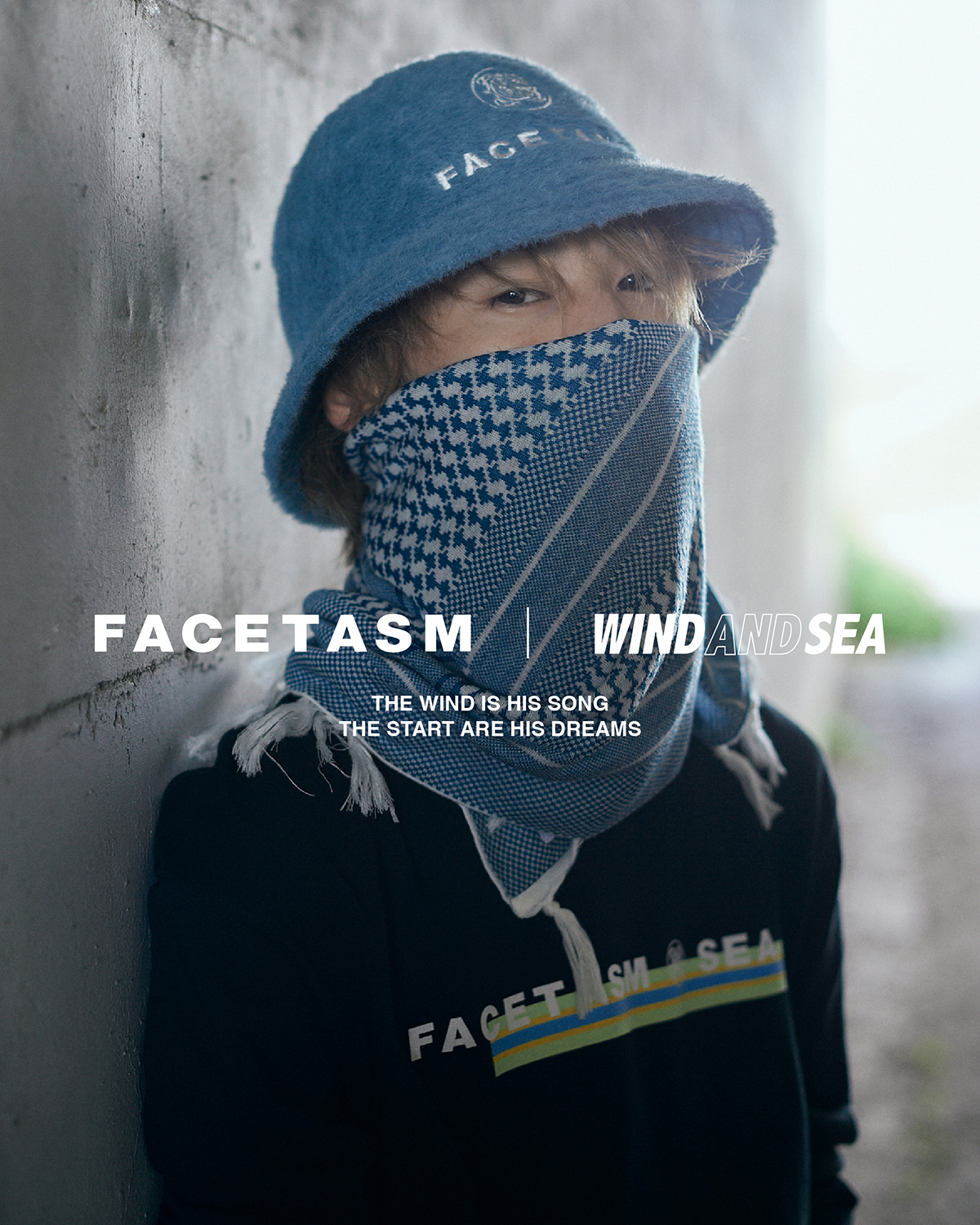 FACETASM × WIND AND SEA TEE グリーン・オレンジセット