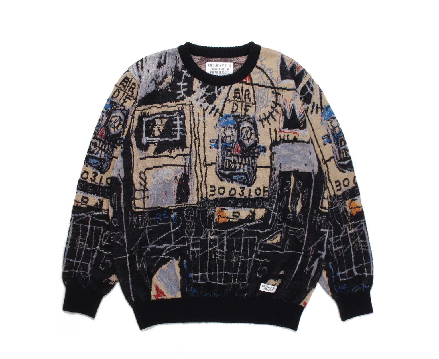 WACKO MARIA × Jean-Michel Basquiatから初のニットアイテムがリリース