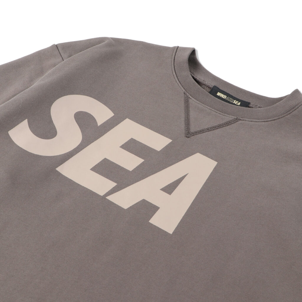 WIND AND SEA 22AW Crew neck Charcoal