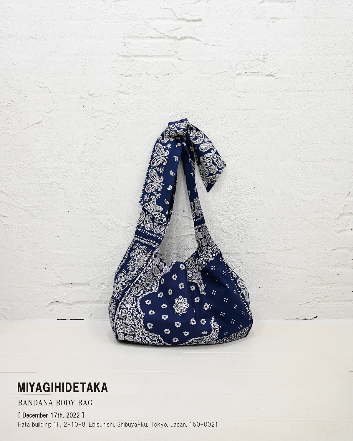 MIYAGIHIDETAKA BANDANA body bag バンダナ