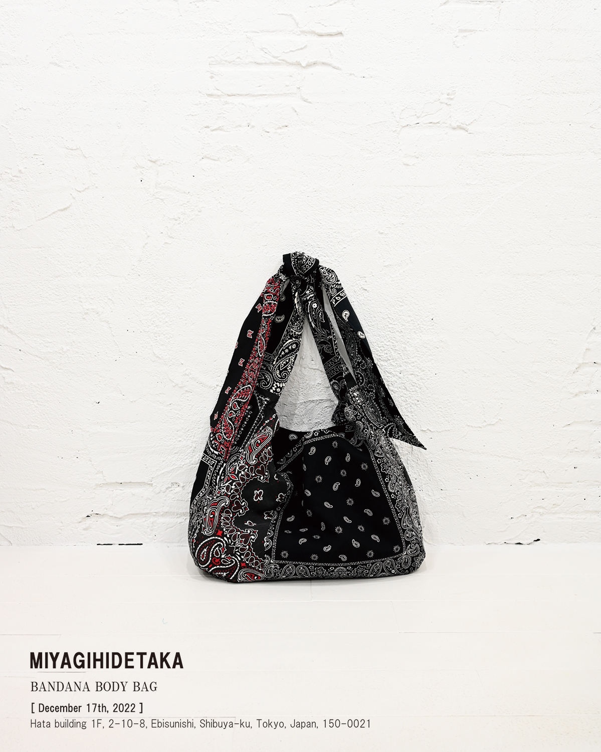 MIYAGIHIDETAKA BANDANA body bag バンダナ