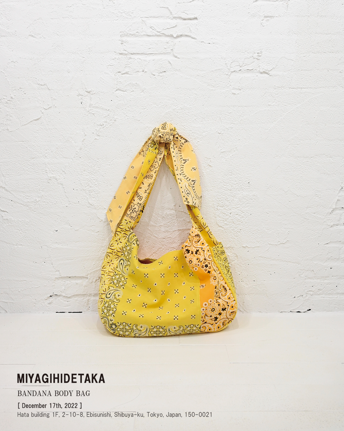 MIYAGIHIDETAKA BANDANA body bag バンダナ