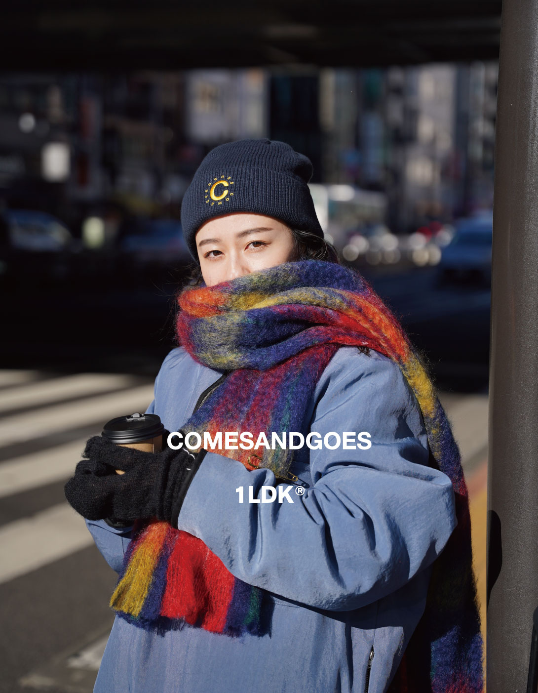 everyone COMESANDGOES COTTON BEANIE ネイビー