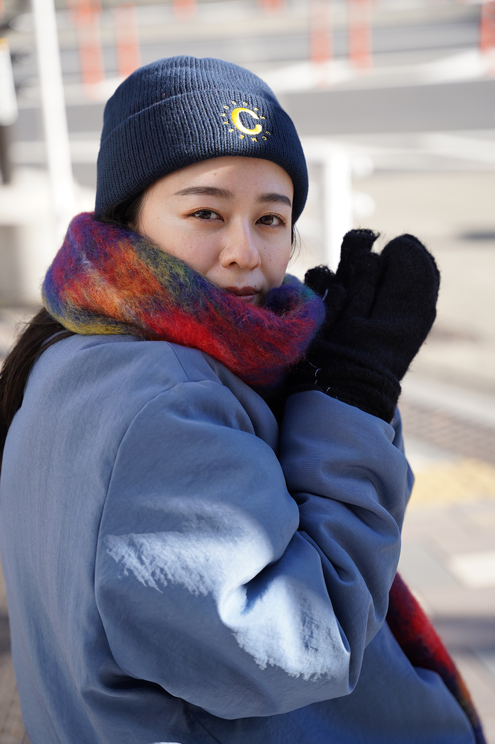 everyone COMESANDGOES COTTON BEANIE NAVYepochエポックc