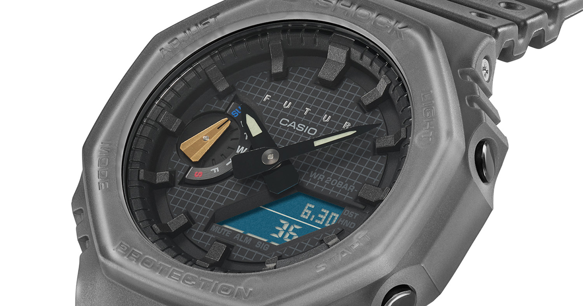 極美品　G-SHOCK GA-2100FT FUTURコラボ FUTUR × G-SHOCKの『GA-2100FT』
